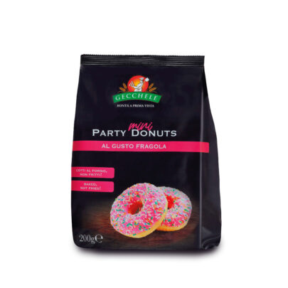 Mini donuts alla fragola